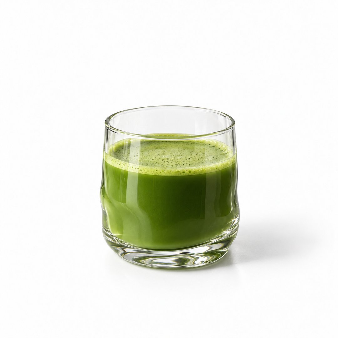 Ceremonial matcha in a bowl with bamboo whisk