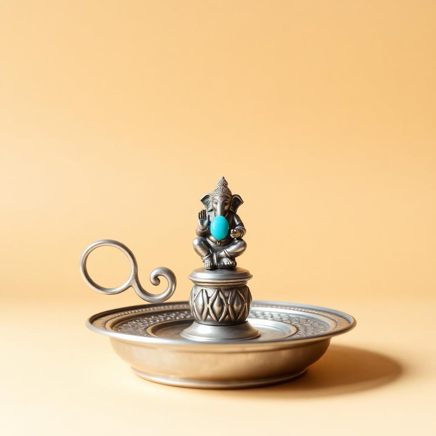 Aluminium Figure Incense Holder